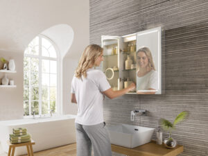 Groove Mirror Cabinet