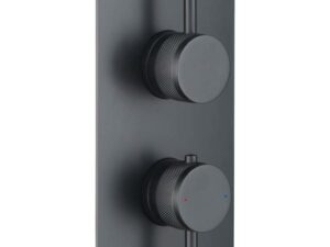 Kyloe 2 Outlet Matt Black Concealed Valve