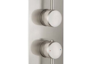 Kyloe 2 Outlet Brushed Nicket Concealed Valve