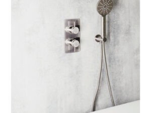 Kyloe Minimal Brushed Nickel Bath Shower Mixer