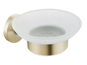 Kyloe Soap Dish & Holder Brushed Brass