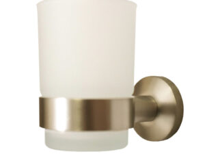 Kyloe Tumbler Holder  Brushed Brass