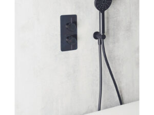 Kyloe Minimal Matt Black Bath shower mixer