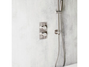 Kyloe Glide Brushed Nickel Bath Shower Mixer