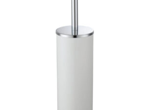 White & Chrome Round Brush