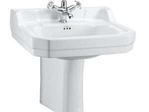 Edwardian Basin with semi pedestal