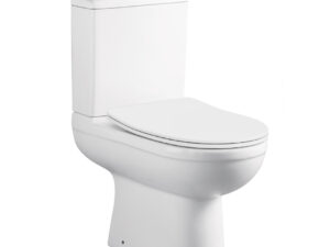 REFINE OPEN BACK TOILET PAN, CISTERN & SLIM SOFT CLOSE SEAT