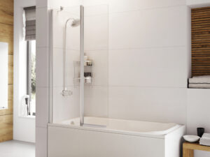 Heaven 6 Inward Folding Bath Screen