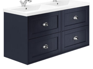CALEDON 1200MM 4 DRAWER WALL UNIT INDIGO ASH
