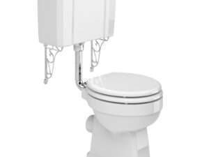 ADARE LL OB TOILET PAN, CISTERN & SOFT CLOSE SEAT