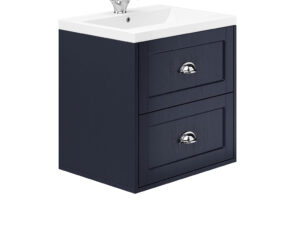 CALEDON 600MM 2 DRAWER WALL UNIT INDIGO ASH