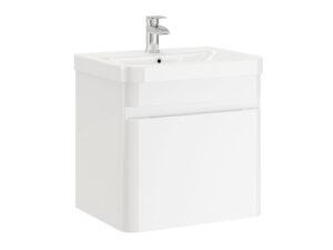 CASI 500MM 1 DRAWER WALL UNIT WHITE