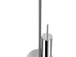 Floor Standing Toilet Roll Holder and Brush