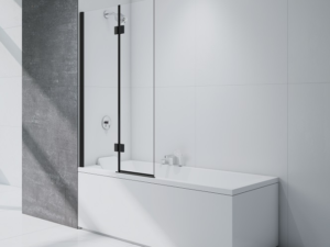 Merlyn Black Bath Screen