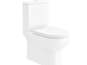 JULE FULLY ENCLOSED TOILET PAN, CISTERN & SOFT CLOSE SEAT