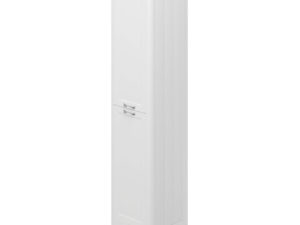 WESTMINSTER 2 DOOR FLOOR STANDING TALL BOY WHITE – RH HINGE