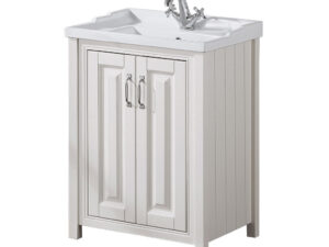 COTTAGE 600MM 2 DOOR FLOOR UNIT IVORY
